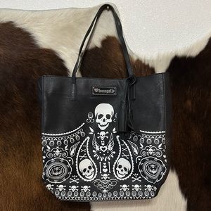 Loungefly skeleton tote